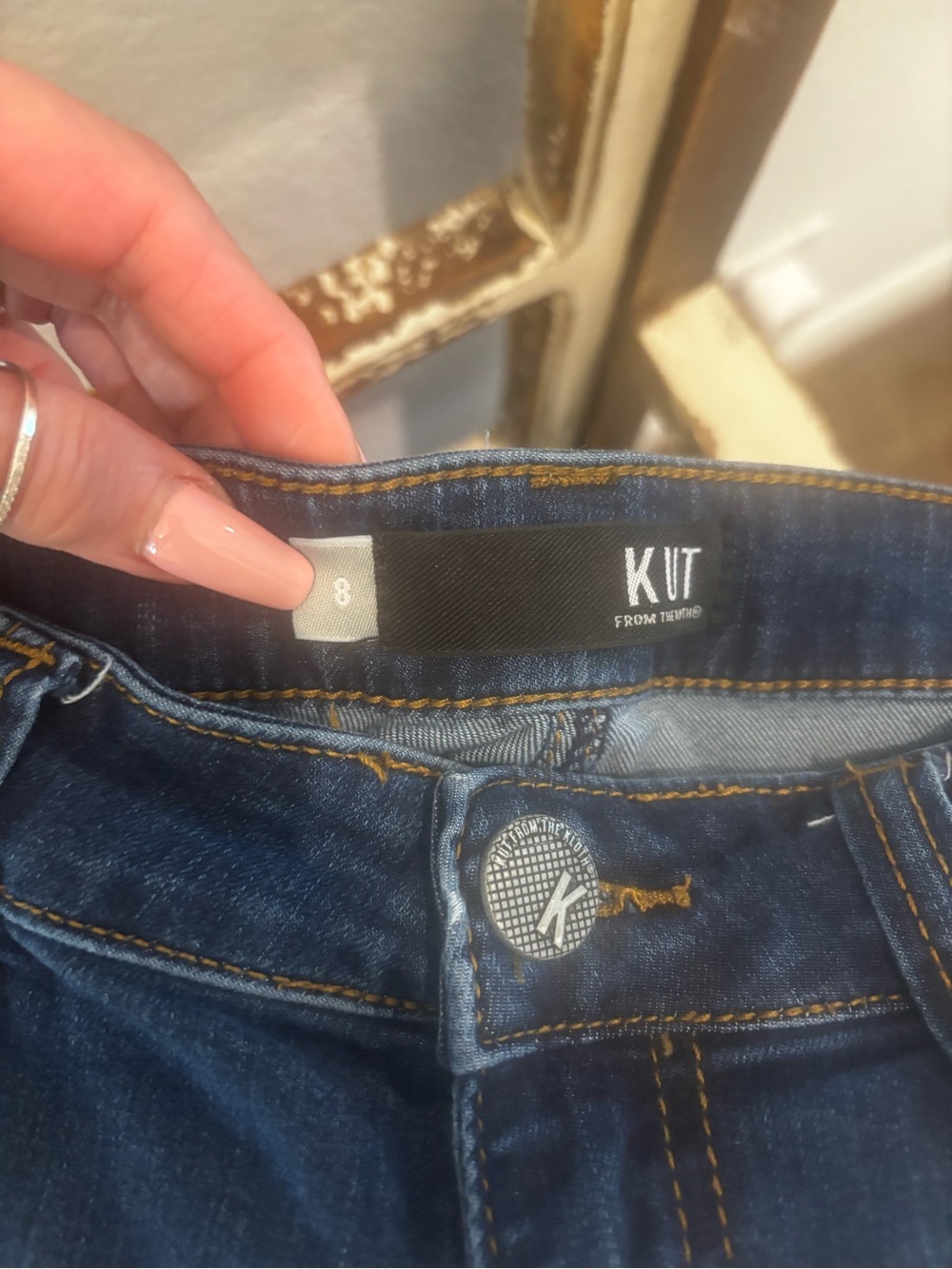 Kut from the Kloth Dark Blue Skinny Jeans